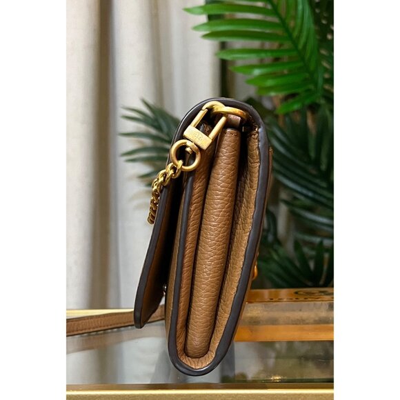 ✺✺ AUTHENTIC TORY BURCH CAMEL BROWN BRITTEN SHOULDER BAG/CROSSBODY ✺✺ - Picture 3 of 11